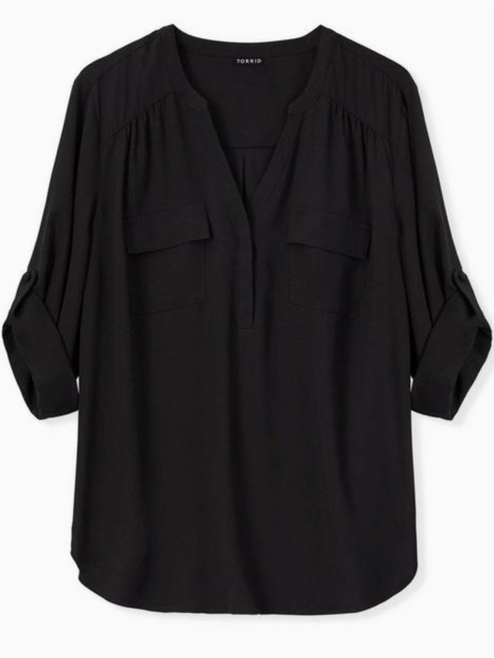 NWT Torrid Harper Georgette Pullover Blouse w/ 3/4 Sleeve - 3X